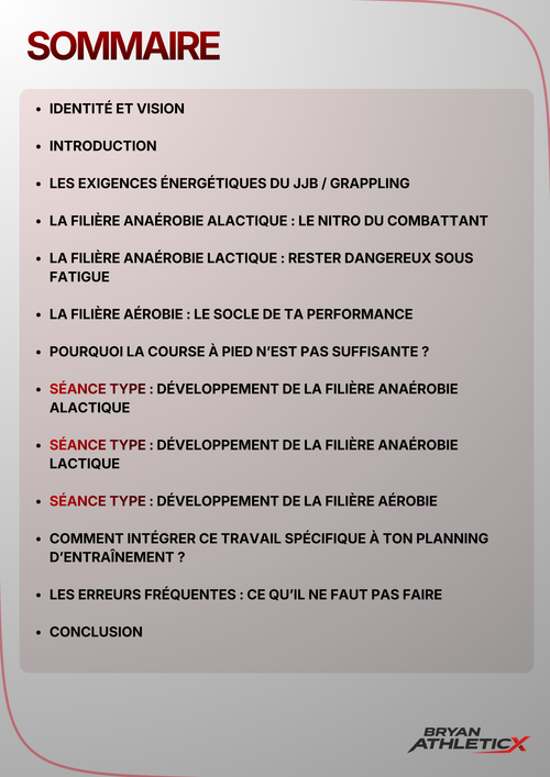 Guide GRATUIT "Cardio infini" JJB / Grappling